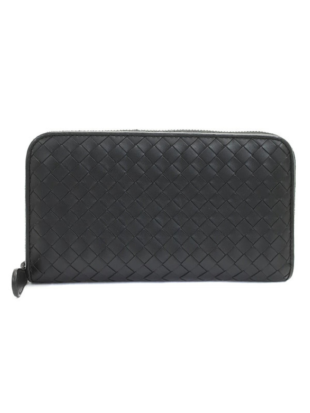 Bottega Veneta Intrecciato Round Zipper Long Wallet